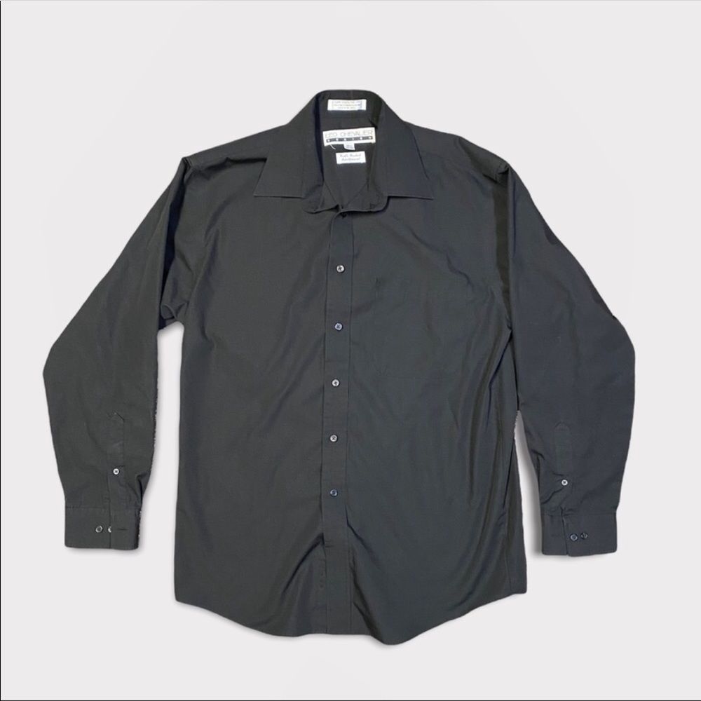 Leo CHEVALIER | Men’s Black Dress Shirt